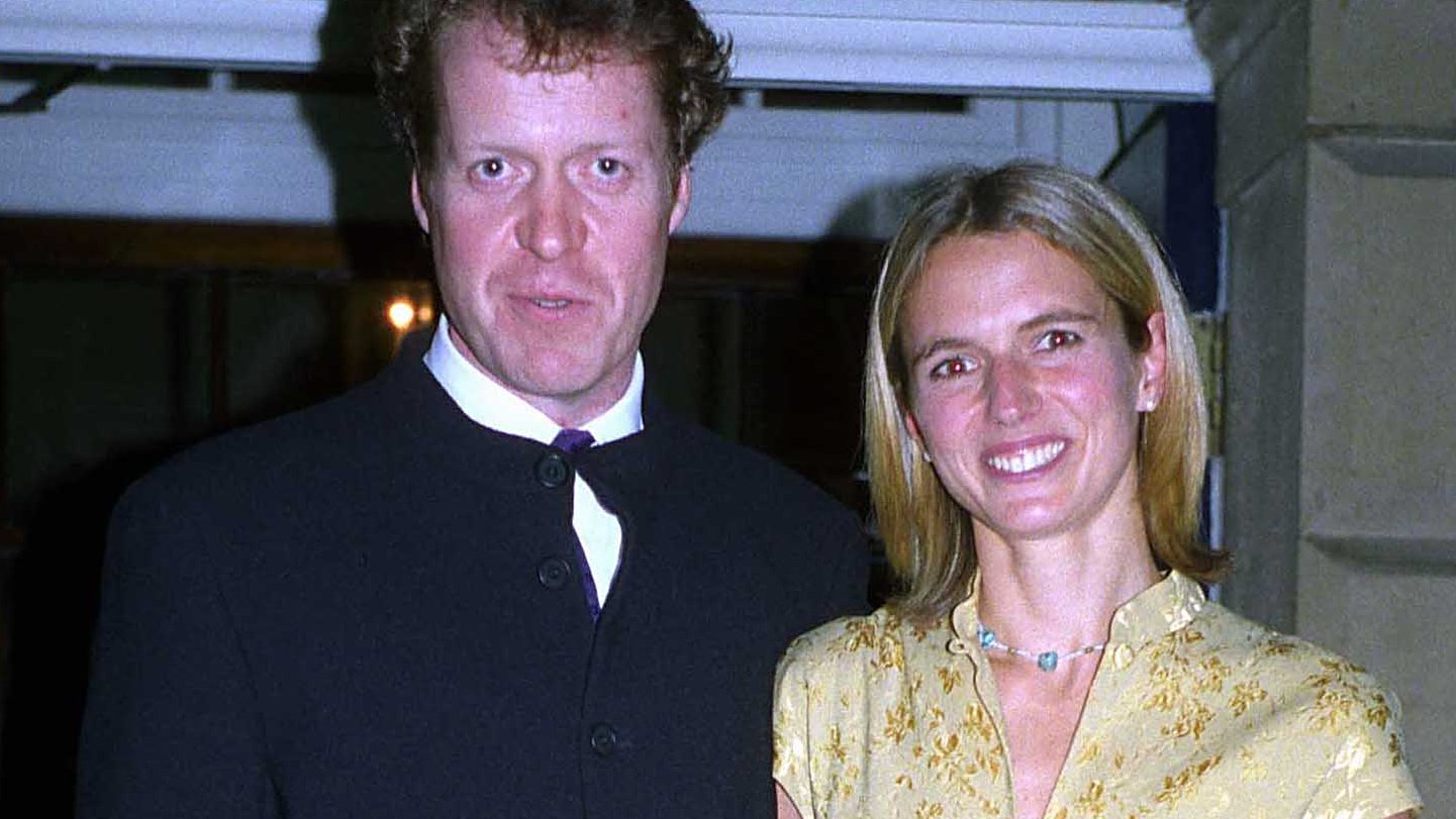 Charles Earl Spencer with his second wife, Caroline Spencer, in 1996